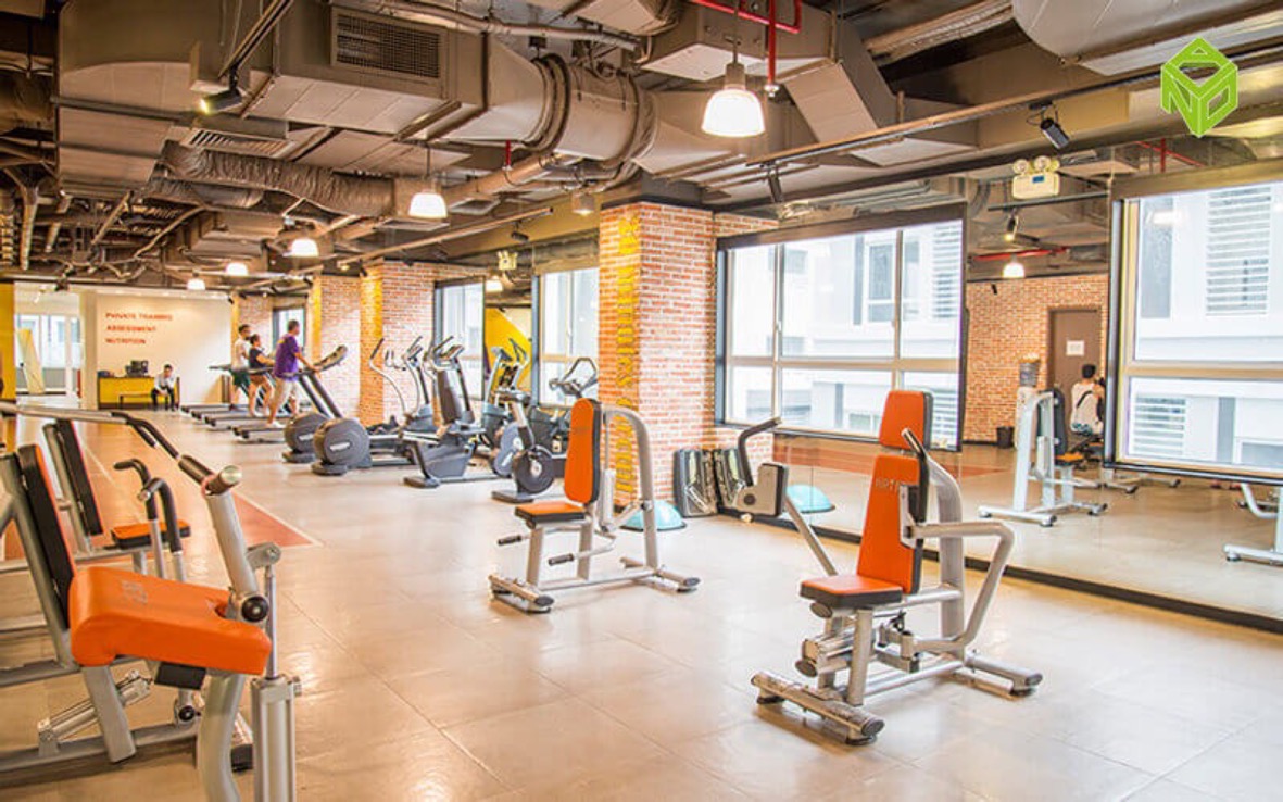 Khu vực phòng Gym tại căn hộ Lexington Residence An Phú