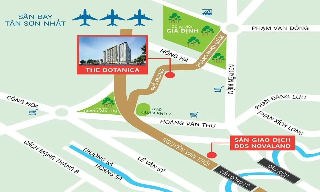 Vị trí chiến lược này không chỉ mang lại cuộc sống tiện nghi mà còn là yếu tố then chốt tạo nên giá trị gia tăng bền vững và tiềm năng cho thuê cao cho các căn hộ tại The Botanica.