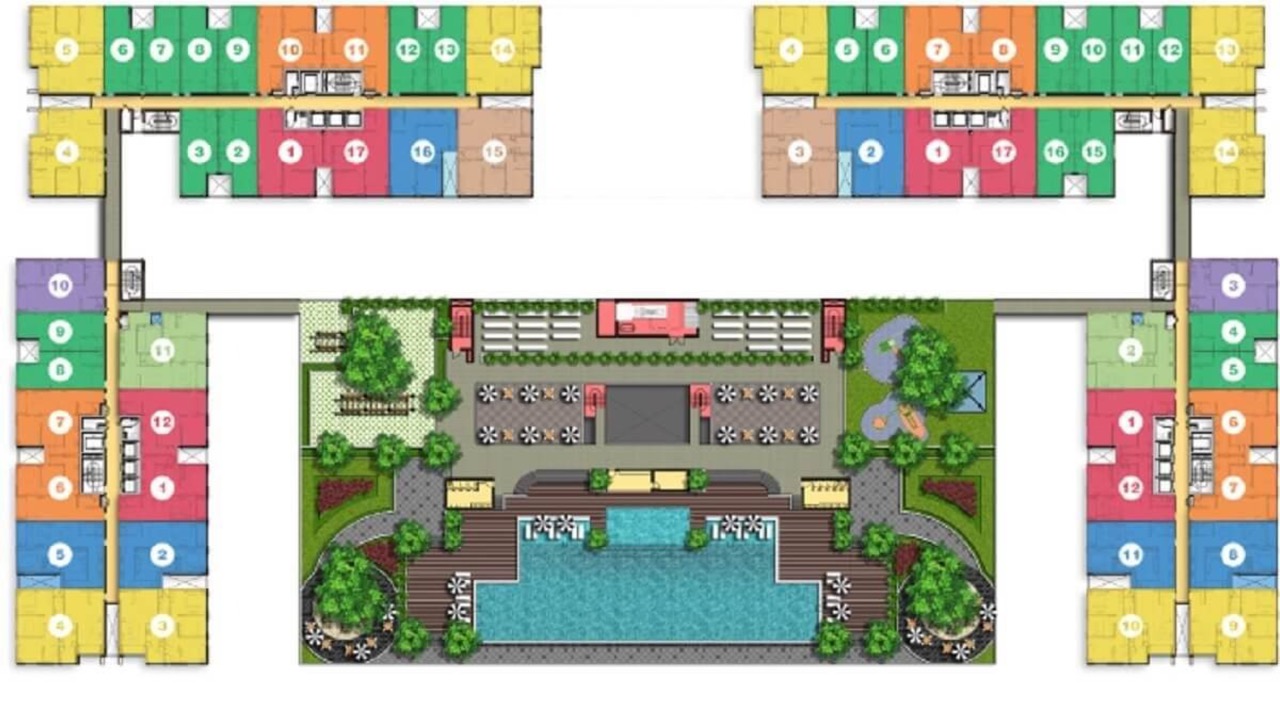 Mặt bằng căn hộ điển hình tại dự án Lexington Quận 2