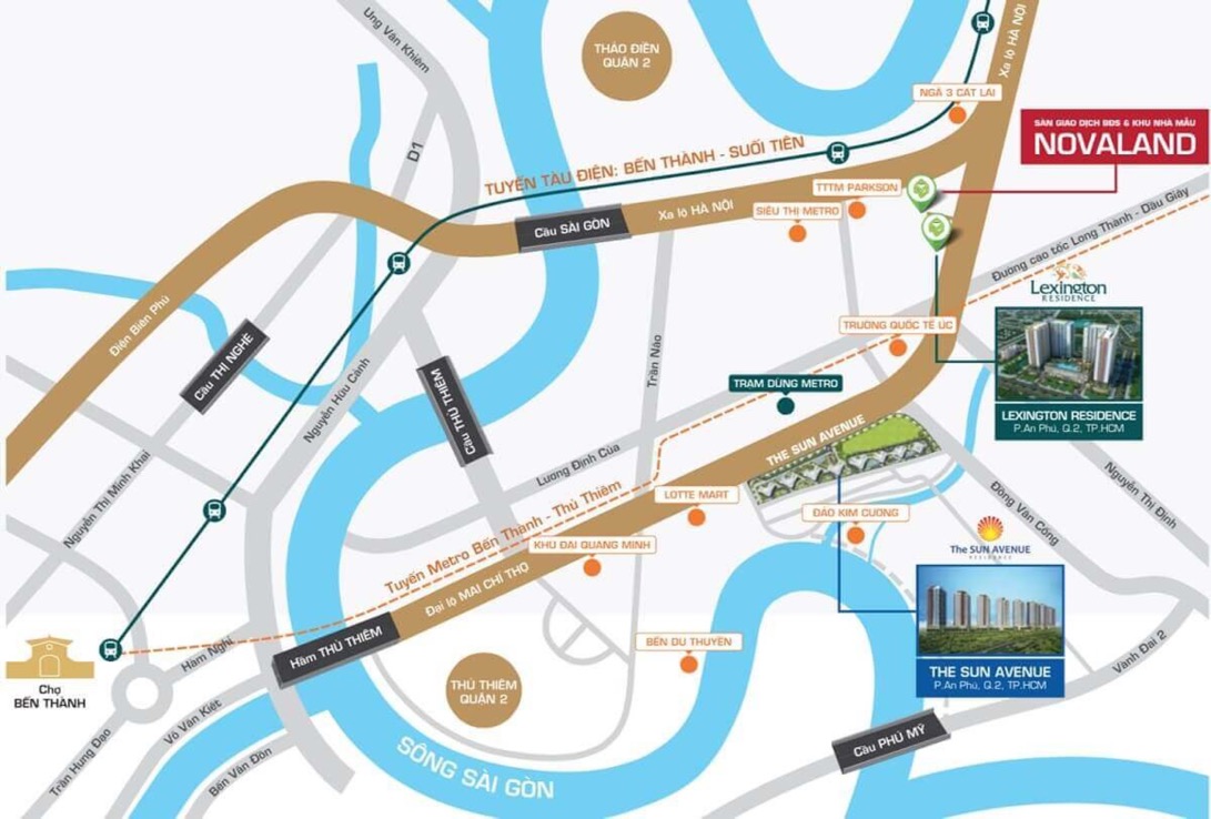 Căn hộ Lexington An Phú Quận 2 là khu căn hộ cao cấp do Tập đoàn Novaland phát triển tại đường Mai Chí Thọ, Quận 2, TP. HCM.